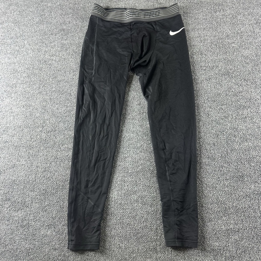 Nike Pro Compression Leggings Mens L Black Dri-FIT Athletic Running Base Layer